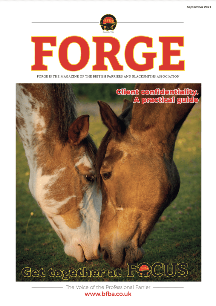 forge magazine cover september 2021