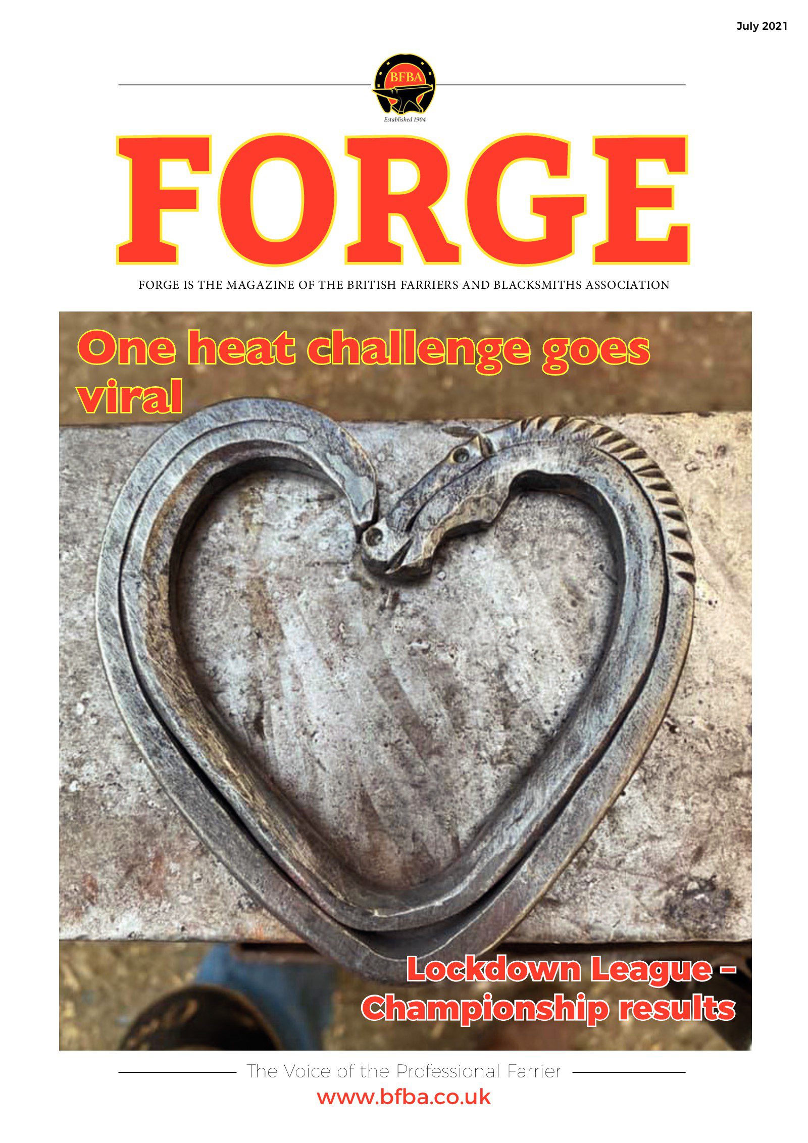 Forge Magazine July 2021 Cover
