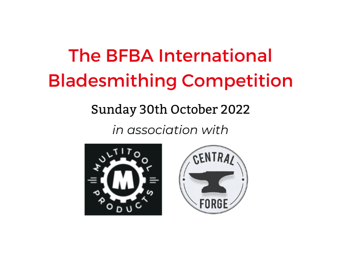 The BFBA International Bladesmithing Competition 2022