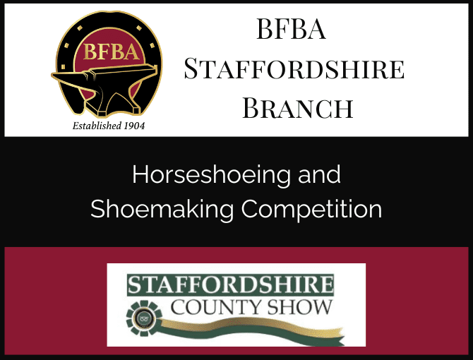 Staffordshire County Show Horseshoeing and Shoemaking Competition