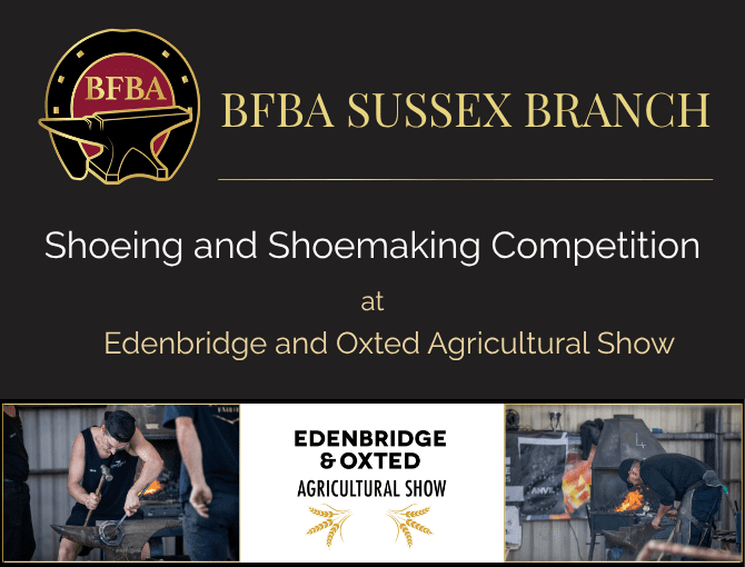BFBA Sussex Branch Shoeing and Shoemaking Competition at Edenbridge and Oxted